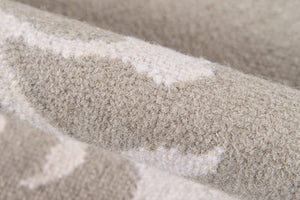 Momeni Erin Gates Thompson THO-6 Hand Woven Casual Floral Indoor Area Rug Grey 7'6" x 9'6" THOMPTHO-6GRY7696