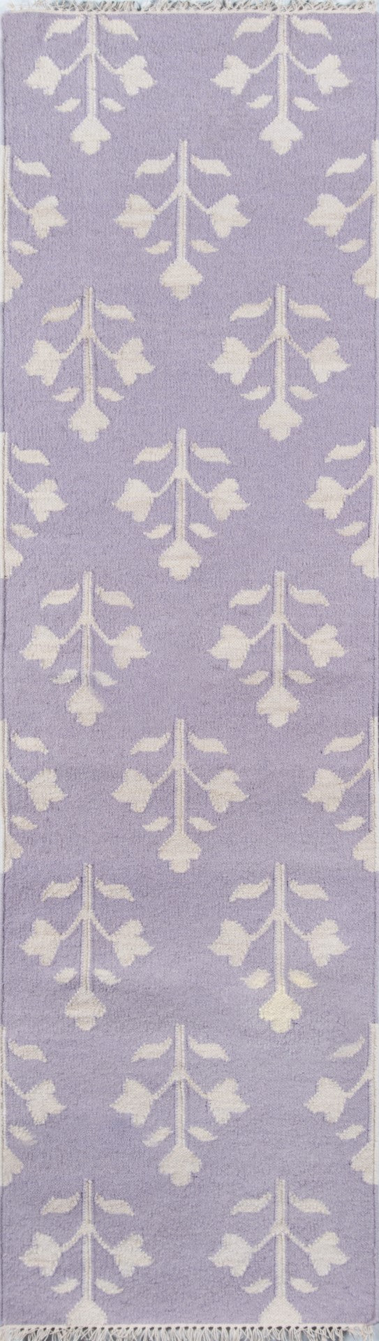 Momeni Erin Gates Thompson THO-6 Hand Woven Casual Floral Indoor Area Rug Lilac 7'6" x 9'6" THOMPTHO-6LIL7696
