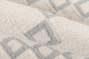 Momeni Erin Gates Thompson THO-9 Hand Woven Contemporary Geometric Indoor Area Rug Grey 9' x 12' THOMPTHO-9GRY90C0