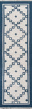 Momeni Erin Gates Thompson THO-9 Hand Woven Contemporary Geometric Indoor Area Rug Navy 9' x 12' THOMPTHO-9NVY90C0