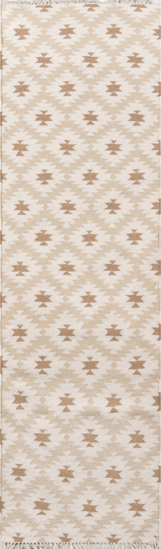 Momeni Erin Gates Thompson THO10 Hand Woven Contemporary Geometric Indoor Area Rug Beige 9' x 12' THOMPTHO10BGE90C0