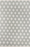 Momeni Erin Gates Thompson THO10 Hand Woven Contemporary Geometric Indoor Area Rug Grey 7'6" x 9'6" THOMPTHO10GRY7696
