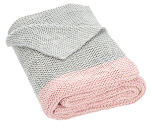 Safavieh Elowen Throw in Grey, Pink THR224A-5060