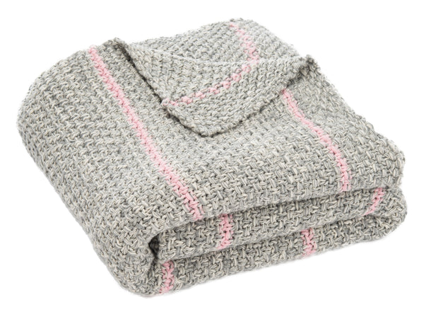Safavieh Cassian Throw in Grey, Pink THR227A-5060