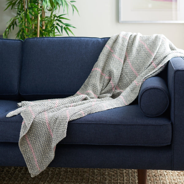 Safavieh Cassian Throw in Grey, Pink THR227A-5060