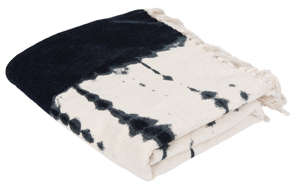 Safavieh Arya Throw in Beige, Navy THR301A-5060