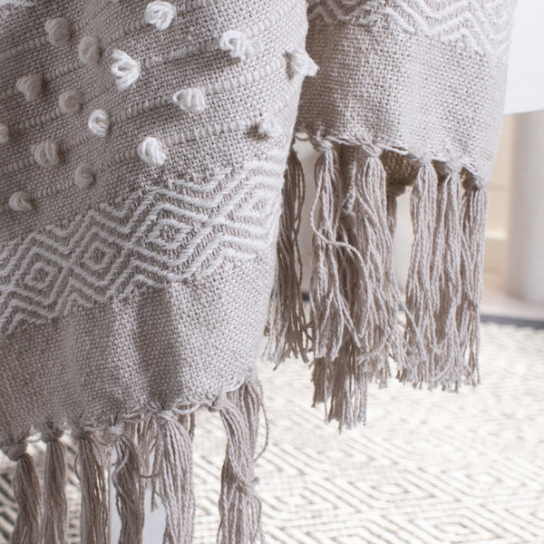 Safavieh Billi Throw in Beige, Teal THR307A-5060