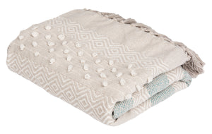Safavieh Billi Throw in Beige, Teal THR307A-5060
