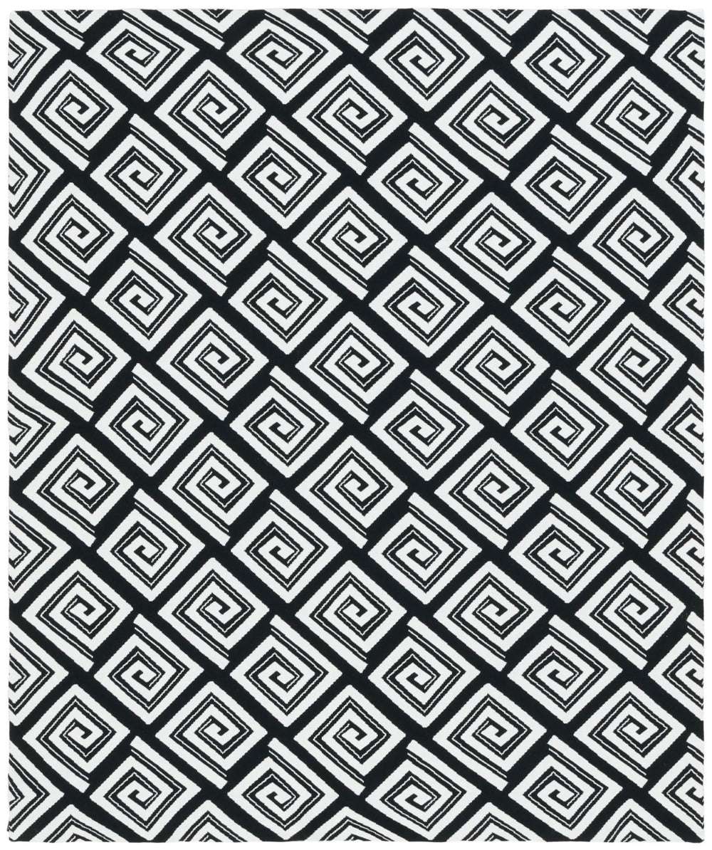 Safavieh Veda Throw Black / Ivory Cotton THR403A-5060