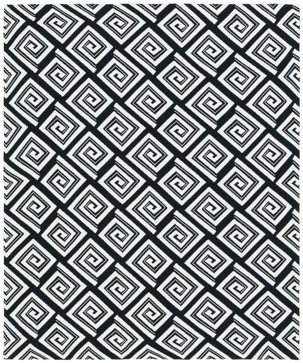 Safavieh Veda Throw Black / Ivory Cotton THR403A-5060