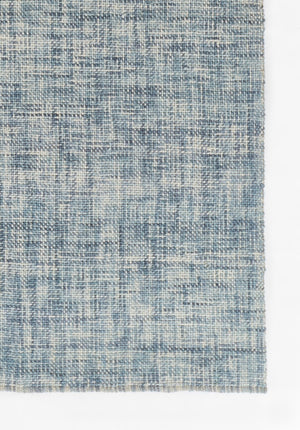Momeni Thread TH-01 Hand Woven Contemporary Abstract Indoor Area Rug Blue 8' x 11' THREATH-01BLU80B0