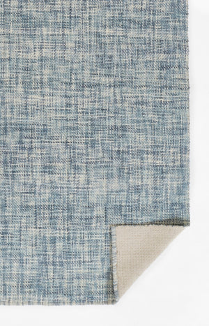 Momeni Thread TH-01 Hand Woven Contemporary Abstract Indoor Area Rug Blue 8' x 11' THREATH-01BLU80B0