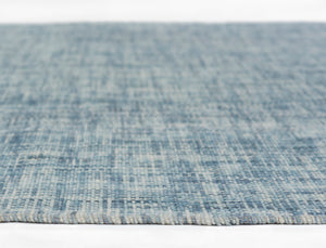 Momeni Thread TH-01 Hand Woven Contemporary Abstract Indoor Area Rug Blue 8' x 11' THREATH-01BLU80B0