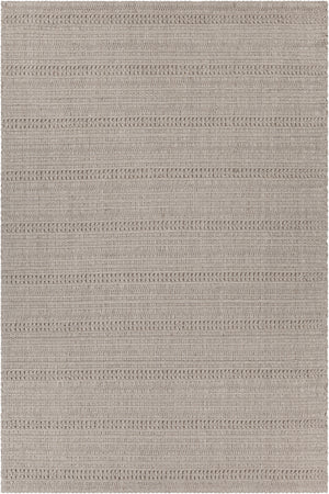 Chandra Rugs Tia 100% Wool Hand-Woven Contemporary Rug Grey 9' x 13'