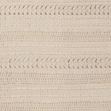 Chandra Rugs Tia 100% Wool Hand-Woven Contemporary Rug White 9' x 13'