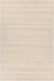 Chandra Rugs Tia 100% Wool Hand-Woven Contemporary Rug White 9' x 13'