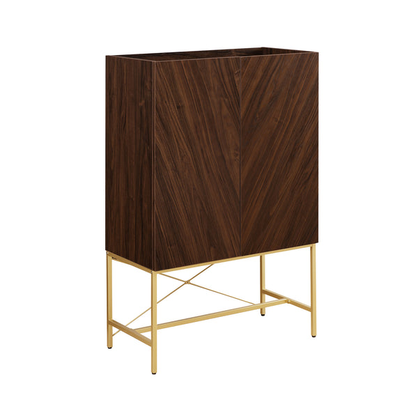 Walker Edison Tiki Modern/Contemporary Contemporary 2-Door Accent Cabinet with Inset Top TKIL7JDW