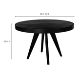 Moe's Home Parq Round Dining Table Black TL-1010-02