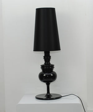 Daniel Table Lamp Black Carbon Steel Fabric