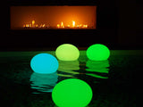 Moon Led Floating Oval Shape Lamp, Pe Plastic And Multicolor Change