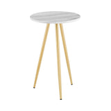 Walker Edison Tilly Modern/Glam 16" 3-Leg Glam Side Table TLLL8KGVG