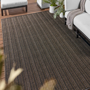 Jaipur Living Talin Elmas TLN02 Handwoven Handmade Outdoor Contemporary Rug Gray 9' x 12'