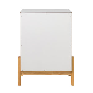 Walker Edison Tanner Modern/ 1 Drawer Scandi-Minimalist Nightstand TNNB4CWHP