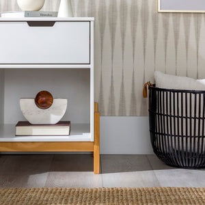 Walker Edison Tanner Modern/ 1 Drawer Scandi-Minimalist Nightstand TNNB4CWHP