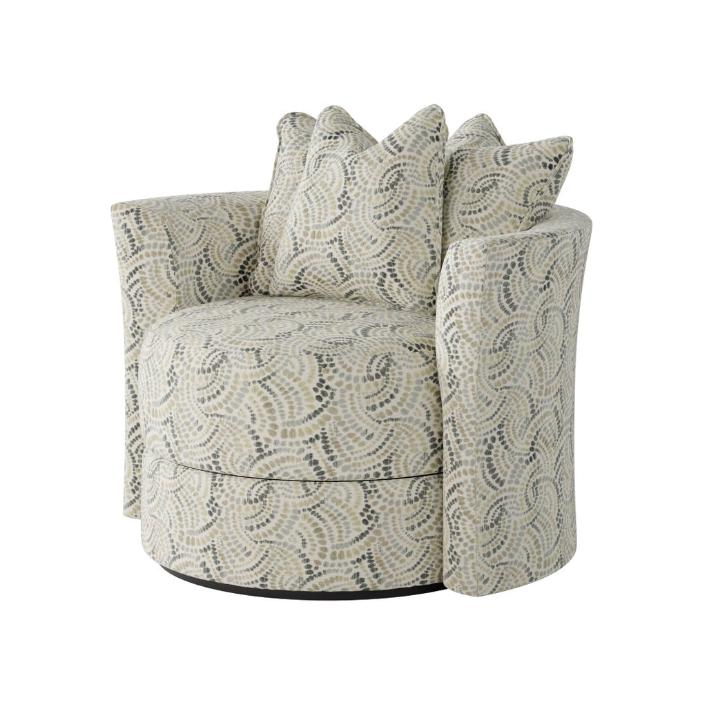 Southern Motion Wild Child  109 Transitional Scatter Pillow Back Swivel Chair 109 345-95