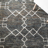 Safavieh Fretwork Diamond Hand Knotted Wool and Jute Rug TOB531B-2