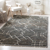 Safavieh Fretwork Diamond Hand Knotted Wool and Jute Rug TOB531B-2