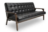 Baxton Studio Mid-Century Masterpieces Sofa-Brown