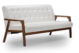 Baxton Studio Mid-Century Masterpieces Sofa - White