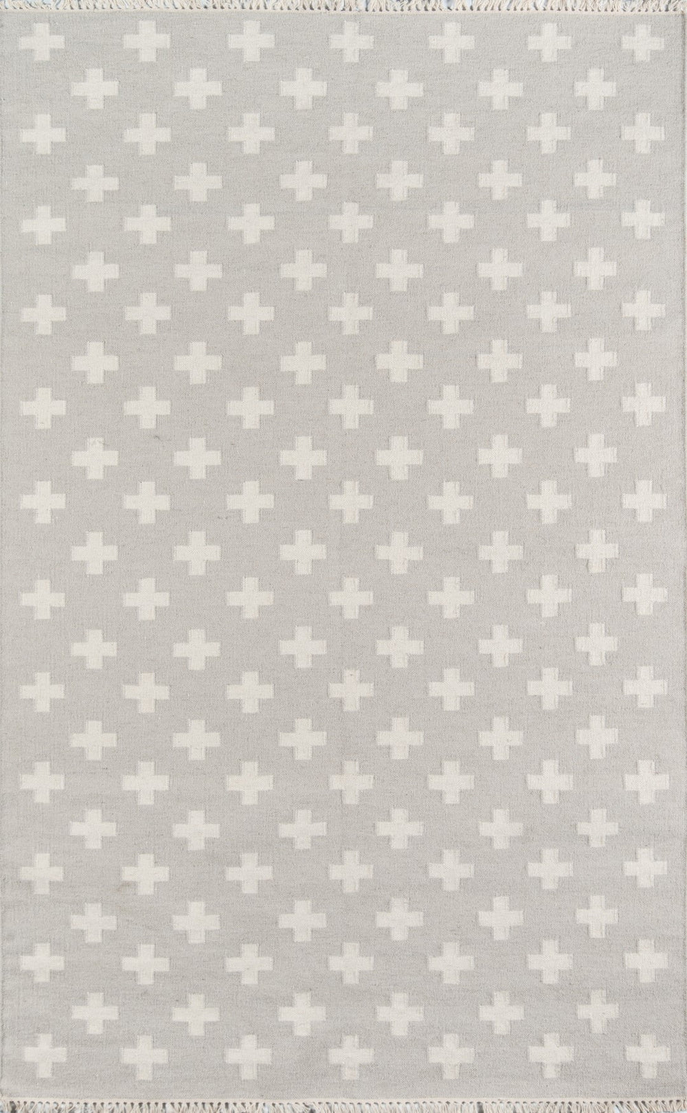 Momeni Novogratz Topanga TOP-1 Hand Woven Contemporary Geometric Indoor Area Rug Grey 7'6" x 9'6" TOPANTOP-1GRY7696
