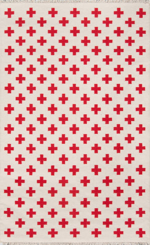 Momeni Novogratz Topanga TOP-1 Hand Woven Contemporary Geometric Indoor Area Rug Ivory 7'6" x 9'6" TOPANTOP-1IVY7696