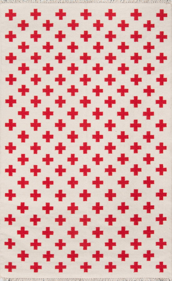 Momeni Novogratz Topanga TOP-1 Hand Woven Contemporary Geometric Indoor Area Rug Ivory 7'6" x 9'6" TOPANTOP-1IVY7696