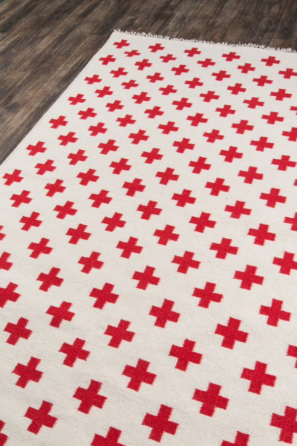 Momeni Novogratz Topanga TOP-1 Hand Woven Contemporary Geometric Indoor Area Rug Ivory 7'6" x 9'6" TOPANTOP-1IVY7696