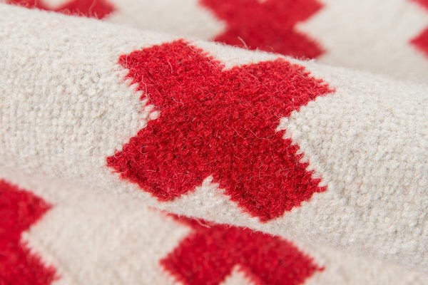 Momeni Novogratz Topanga TOP-1 Hand Woven Contemporary Geometric Indoor Area Rug Ivory 7'6" x 9'6" TOPANTOP-1IVY7696