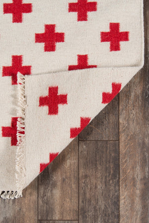 Momeni Novogratz Topanga TOP-1 Hand Woven Contemporary Geometric Indoor Area Rug Ivory 7'6" x 9'6" TOPANTOP-1IVY7696