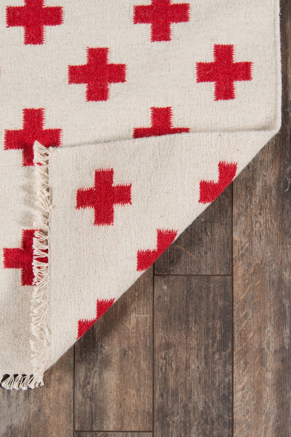 Momeni Novogratz Topanga TOP-1 Hand Woven Contemporary Geometric Indoor Area Rug Ivory 7'6" x 9'6" TOPANTOP-1IVY7696