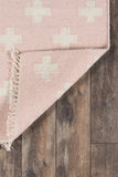 Momeni Novogratz Topanga TOP-1 Hand Woven Contemporary Geometric Indoor Area Rug Pink 7'6" x 9'6" TOPANTOP-1PNK7696