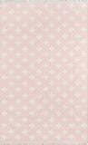 Momeni Novogratz Topanga TOP-1 Hand Woven Contemporary Geometric Indoor Area Rug Pink 7'6" x 9'6" TOPANTOP-1PNK7696