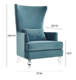 Bristol Sea Blue Tall Chair