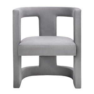 Ada Grey Velvet Chair