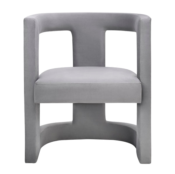 Ada Grey Velvet Chair