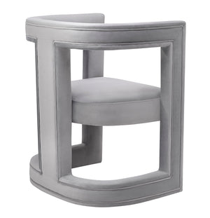 Ada Grey Velvet Chair