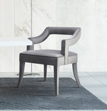 Tiffany Grey Velvet Chair