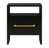 Libre Black Nightstand