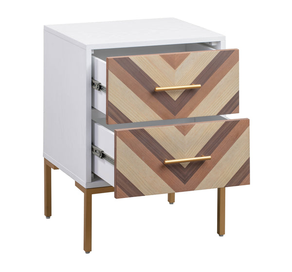 Quinn White Side Table