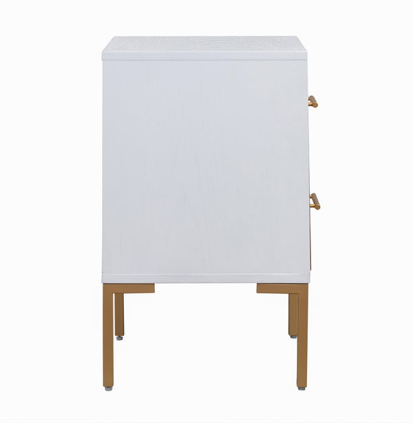 Quinn White Side Table